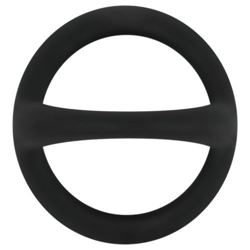 EasyToys Desire Ring - rugalmas pénisz- és heregyűrű (fekete)