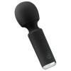 EasyToys Wonder Wand - akkus, mini masszírozó vibrátor (fekete)