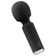 EasyToys Wonder Wand - akkus, mini masszírozó vibrátor (fekete)