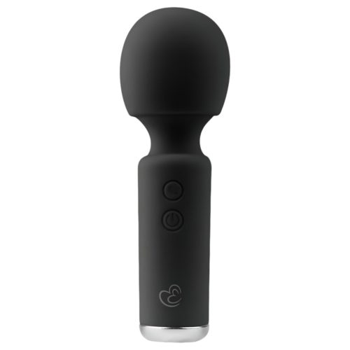 EasyToys Wonder Wand - akkus, mini masszírozó vibrátor (fekete)