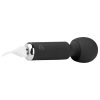 EasyToys Wonder Wand - akkus, mini masszírozó vibrátor (fekete)