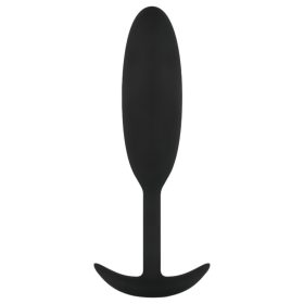   EasyToys Heavy Fulfiller - 54 g-os anál plug - kicsi (fekete)