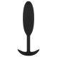 EasyToys Heavy Fulfiller - 54 g-os anál plug - kicsi (fekete)
