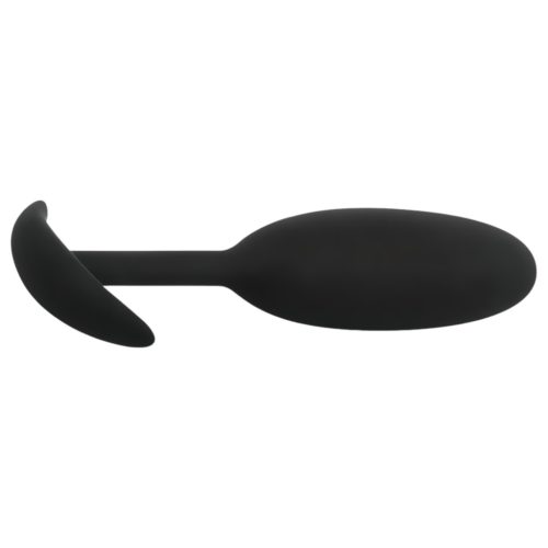 EasyToys Heavy Fulfiller - 54 g-os anál plug - kicsi (fekete)
