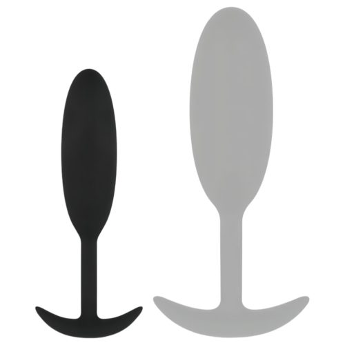 EasyToys Heavy Fulfiller - 54 g-os anál plug - kicsi (fekete)