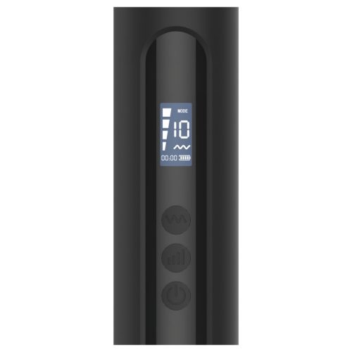BLAQ - nagy digitális masszírozó vibrátor (fekete)