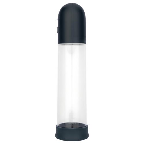 Boners - automatikus péniszpumpa maszturbátor (átlátszó-fekete)