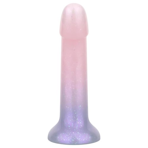 EasyToys Mermaid - csillámos dildó - 19cm (pink)
