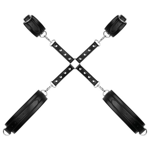 Bedroom Fantasies - csukló- és comb bilincs (fekete)