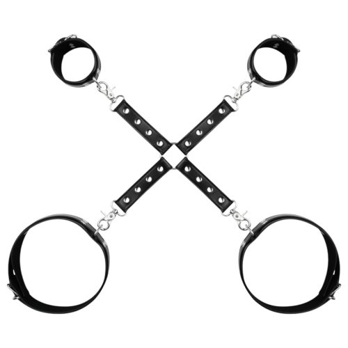 Bedroom Fantasies - csukló- és comb bilincs (fekete)