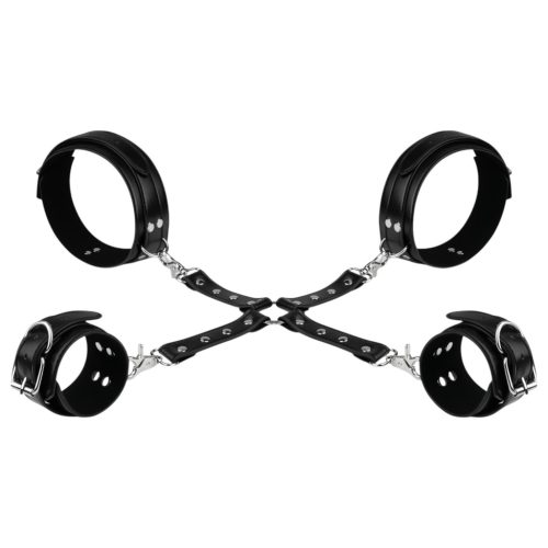 Bedroom Fantasies - csukló- és comb bilincs (fekete)