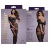 Christine - áttetsző necc overál - (fekete) - XS-XL