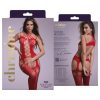 Christine - keresztpántos necc szett - (piros) - XS-XL