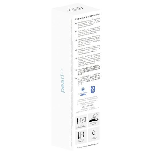 Kiiroo Pearl 2 - interaktív, vízálló G-pont vibrátor (kék)