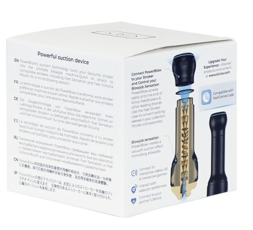 Kiiroo PowerBlow - maszturbátor szívó- és okos tartozék (fekete)