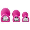 Flirts anal training kit - anál plug szett (3 db) - pink