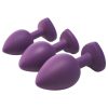 Flirts anal training kit - anál plug szett (3 db) (lila)