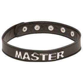 X-Play Master - BDSM nyakörv (fekete)