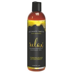   Intimate Earth Relax - masszázsolaj - citromfű-kókusz (120ml)