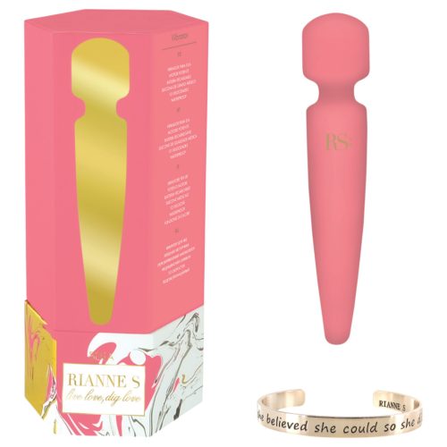 Rianne Bella Wand - vízálló masszírozó vibrátor (korall)