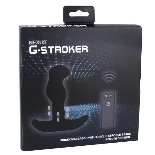 Nexus G-stroker - távirányítós prosztata masszírozó vibrátor (fekete)