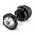DIOGOL Anni - bordázott butt plug - fekete - (3 cm)