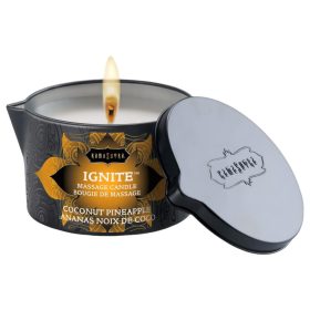   Kama Sutra - vegán masszázsgyertya - kókusz-ananász (170g)