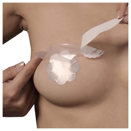 Bye Bra D-F - pink láthatatlan push-up melltartó tapasz (6 db)