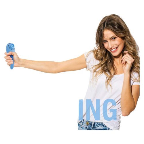 FEELZTOYS Femmegasm - akkus 2in1 csikló vibrátor (kék)