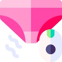 Clitoral vibrator and butterfly panties